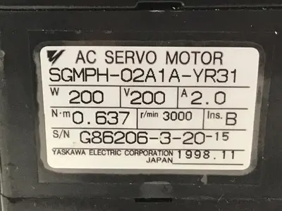 USED YASKAWA SGMPH-02A1A-YR31