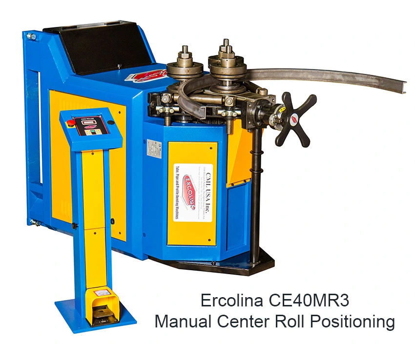 2025 Ercolina Angle Roll 2" Capacity For Tubes, Pipes
