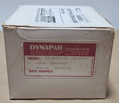 NEW Dynapar 320001000000