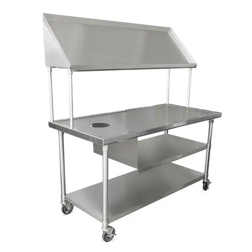 John Boos BT6-3042SSK-X 42" Sorting Table - Flat Top, 30"W, 16 ga 300 Stainless