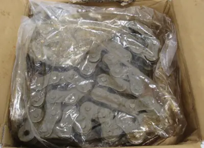 NEW HKK 120-2R ROLLER CHAIN 10FT 80 LINKS
