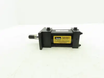 Parker 1H000074682 Pneumatic Cylinder 2.5" Bore 2-1/2" Stroke 250 PSI 3/4"-16