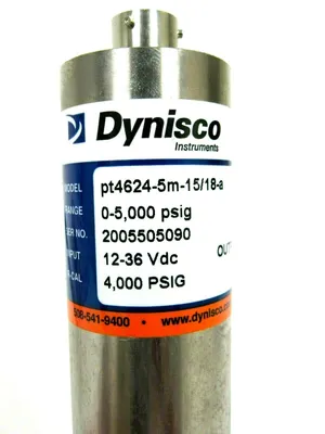 NEW DYNISCO PT4624-5M-15/18-A PRESSURE TRANSDUCER PT46245M1518A