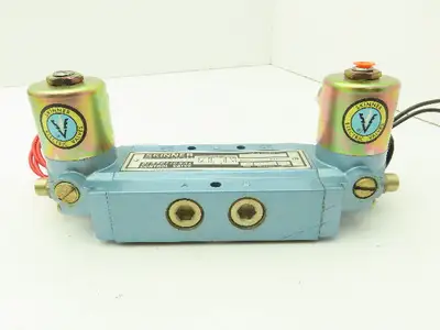 Skinner S3SSJGLX Pneumatic Directional Control Solenoid Valve 5/3 Pos 120V