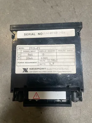Newport Electronics 202A-P1 Digital Panel Meter Display Module *Working* @2B