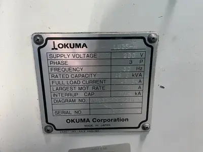 Used OKUMA LU25M CNC Lathes Ohio US | HGR 24 #1265829