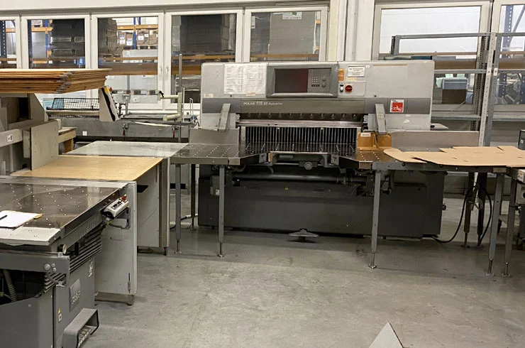 Used 2006 POLAR 115 XT - AT Paper Cutters New Jersey US | Colter & Peterson #1485850