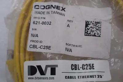Cognex Power Cable CBL-C25E CABLE ETHERNET 25 FT  STOCK K-3918