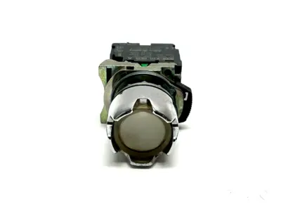 800FM-LG7 | Allen Bradley  Guarded Pushbutton w/ Lamp Module Contact Block - Used