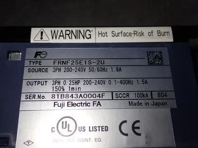 New | in-Stock FUJI ELECTRIC FRNF25E1S2U Power Inverters | HGR 24 #747668
