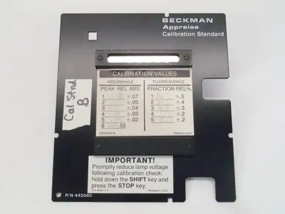 445040 | Beckman  Appraise Standard Calibration - Used