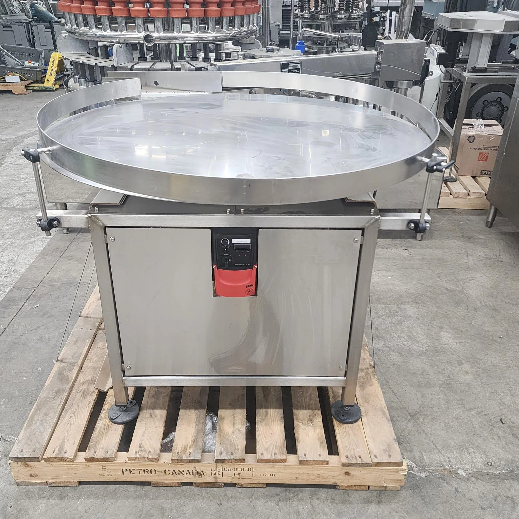 Turn Table In Stainless Steel 48 inch diam. # 107