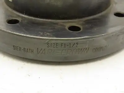 Sier-Bath Vari-Crown Flexible Coupling With 2"Hub 1-1/2"Bore Size F 1-1/2