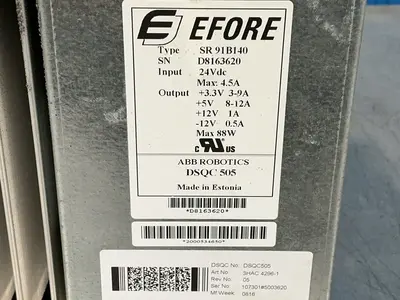 Used EFORE SR 92C210 Power Supplies Ohio US | HGR 24 #1291815