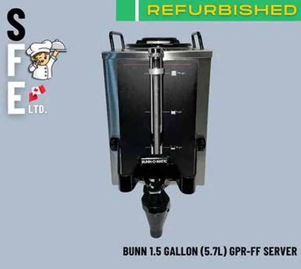 Used BUNN BUNN 1.5 GALLON (5.7L) GPR-FF SERVER Coffee Equipment British Columbia CA | Surrey Food Equipment #432304