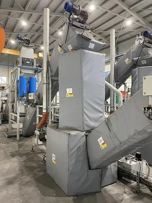 Aluminium and titanium chip processing plant