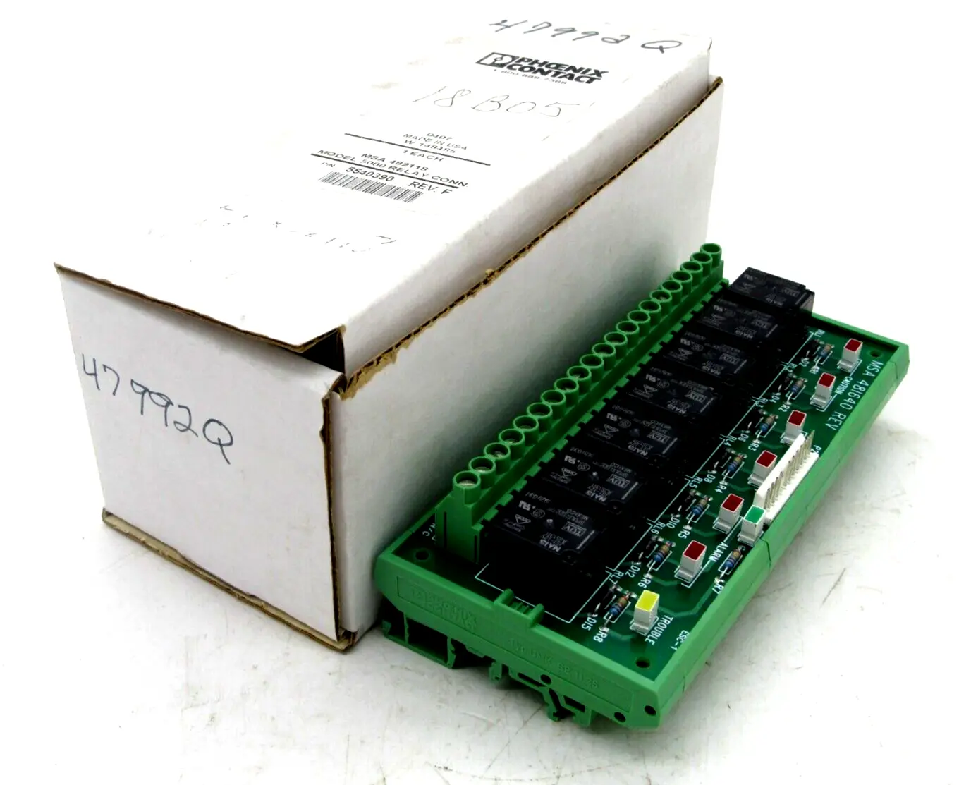 NEW PHOENIX CONTACT/MSA 481640 RELAY MODULE