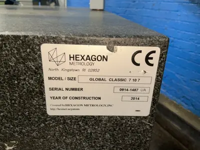 Used 2014 HEXAGON METROLOGY GLOBAL CLASSIC 7 10 7 Coordinate Measuring Machines Ohio US | HGR 24 #1572056