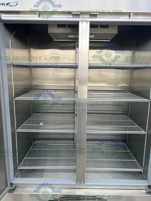 USED VWR GTVWG49FSSA STAINLESS STEEL DOUBLE DOOR FREEZER - 25°C 49 CU, FT.