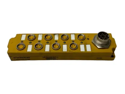 USED TURCK PASSIVE JUNCTION BOX 8-PORT X M8 3-PIN U0943-62