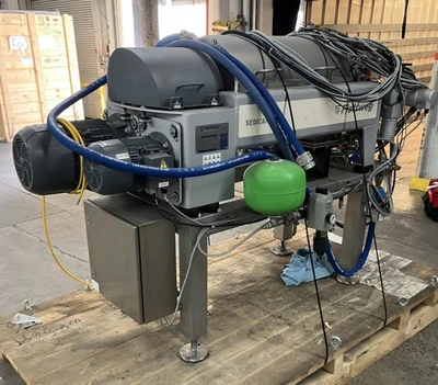 Flottweg S3E-3/408 sedicanter centrifuge, 316SS.