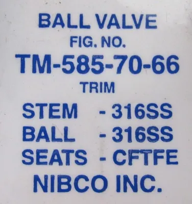 NEW NIBCO T116756 BALL VALVE ACTUATOR 2" TM-585-70-66 NDA-8-F05-STD