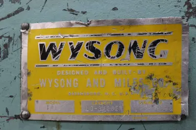 Used WYSONG 1010 Power Squaring Shears (Gauge) Georgia US | The Equipment Hub #364293