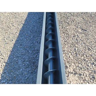 New 6" Dia. X 30 Ft Carbon Steel Industrial Screw Conveyor Auger with Drive