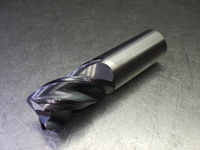 Kennametal 1" 4 Flute Carbide CR Endmill .03" R HPHV1000S4150R030 KCPM15 (LOC1278A)