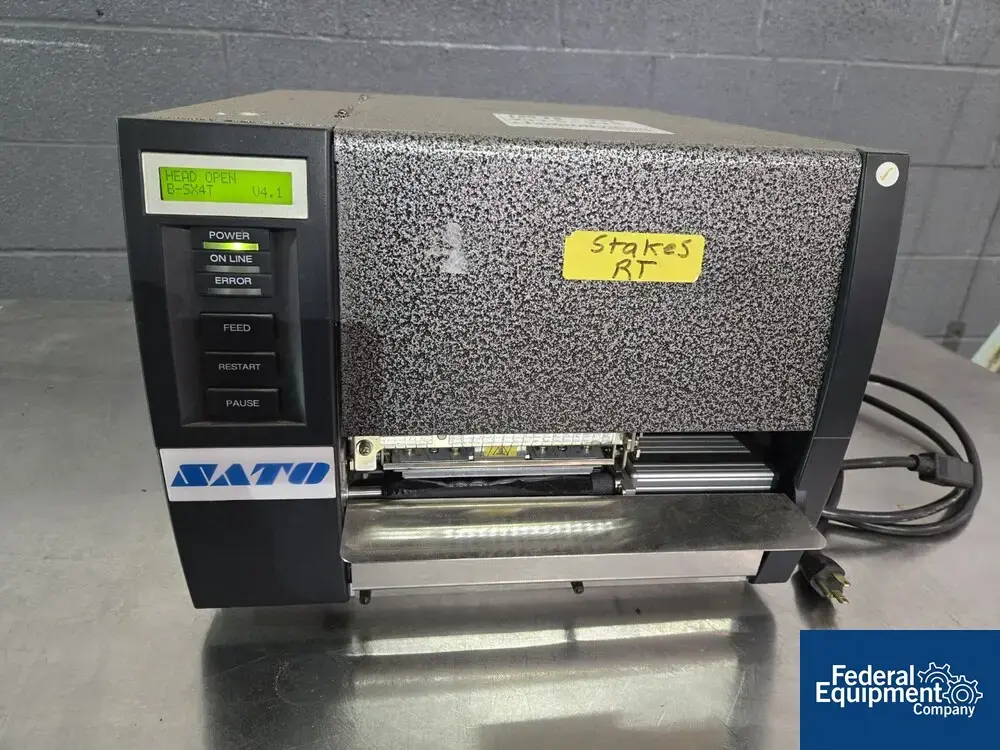 Used Toshiba SATO Toshiba TEC Barcode Printer, Model B-SX4T-GS20-QM-R Label Printers Ohio US | Federal Equipment Company #1339975