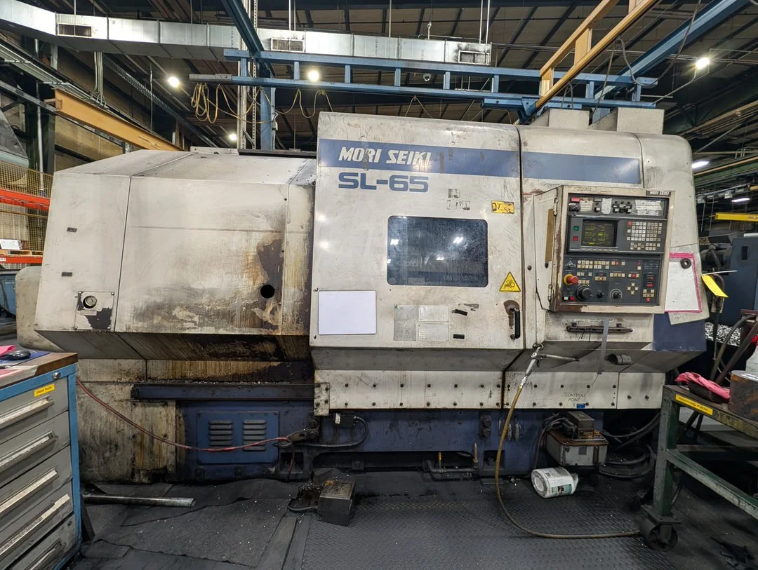 Mori Seiki SL-65 CNC Lathe 220/3/60, W/ Mori Seiki MSC-516 Control; W/ Hyd Unit; W/ Chip Conveyor;