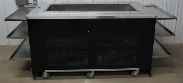 142-1179 IRP 63 Inch Grab & Go Cold Well Merchandiser-Self Contained
