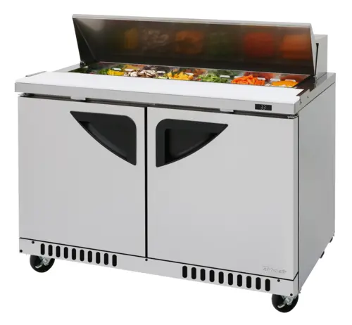 Turbo Air TST-48SD-FB-N 48 1/4" Super Deluxe Sandwich/Salad Prep Table w/ Refrigerated Base, 115v