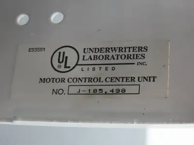 Siemens LS-237020 Bucket Breaker MCC Fused Motor Disconnect 600V 75Hp