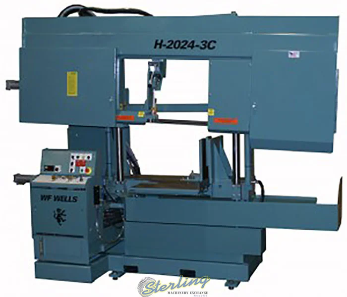 New | in-Stock W.F. WELLS H-2024-3C Horizontal Band Saws California US | Sterling Machinery Exchange #1465957