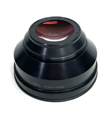 Used F-Theta Ronar LINOS Lens f=254mm 1064mm Optics Michigan US | Maverick Industrial Sales #1507269