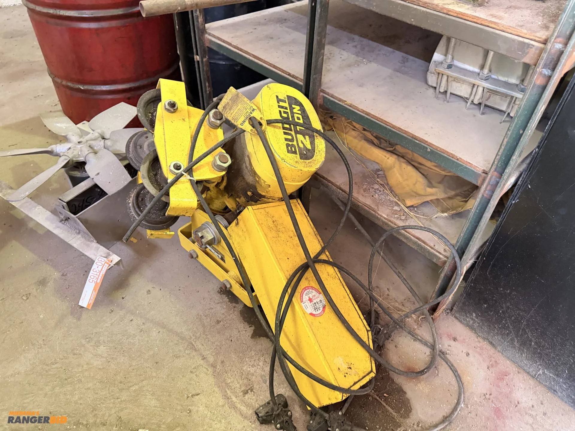 Used BUDGIT 2 TON HOIST Hoists (All Types) Michigan US | Miedema Asset Management Group #1304330