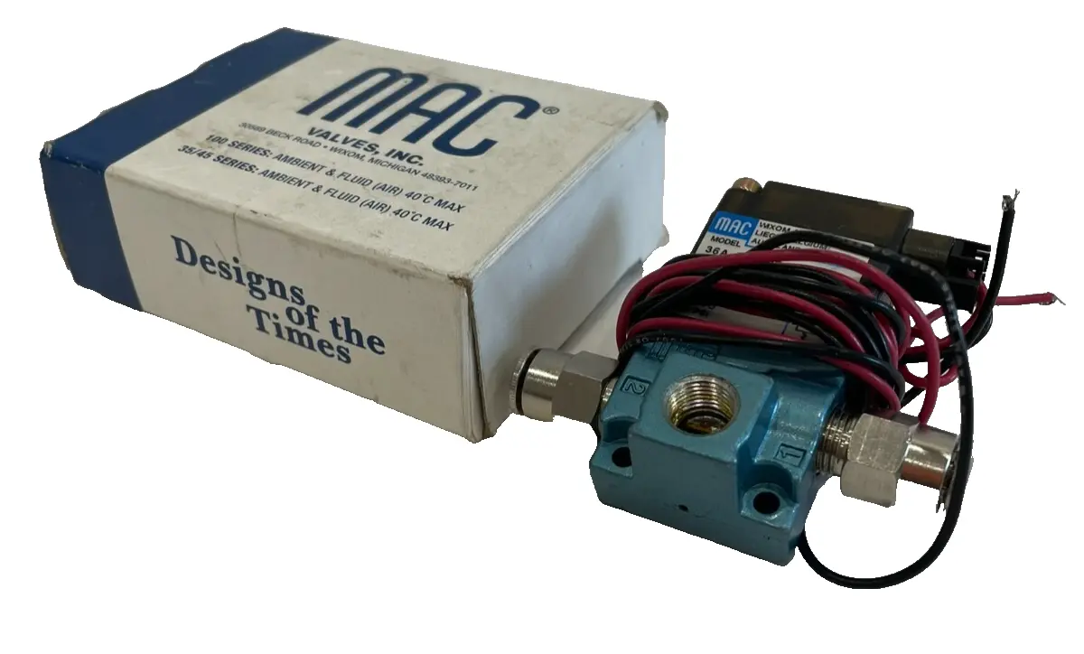 NEW MAC VALVES 36A-AAB-JDCC-1GD SOLENOID VALVE 36AAABJDCC1GD