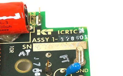 USED KEARNEY & TRECKER 1-128401 ICRTCM PC BOARD 129761, 1128401 REPAIRED