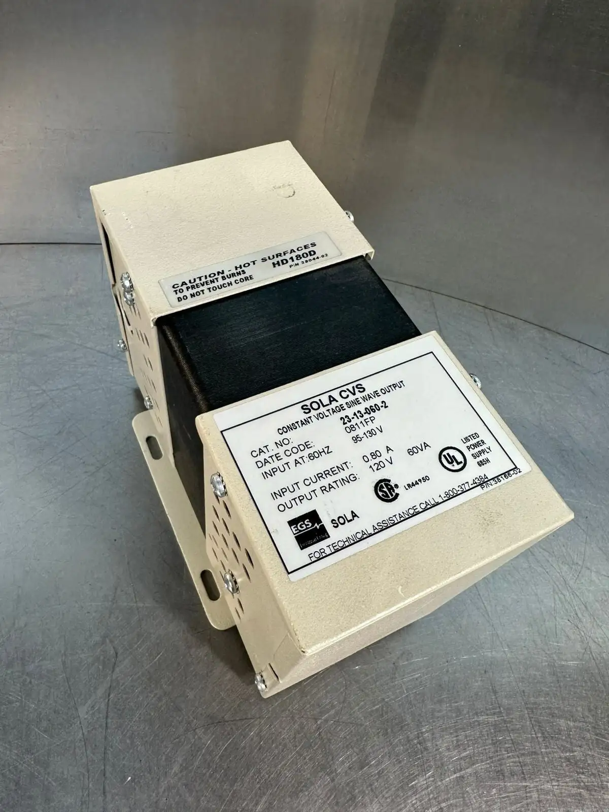 Used SOLA 23-13-060-2 Transformers | Palmetto Automation #1156516