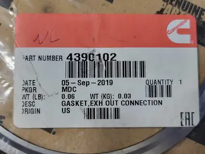 NEW CUMMINS 4390102