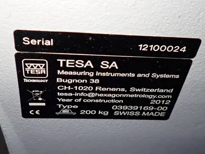 USED 2012 TESA TECHNOLOGY MICROHITE 454