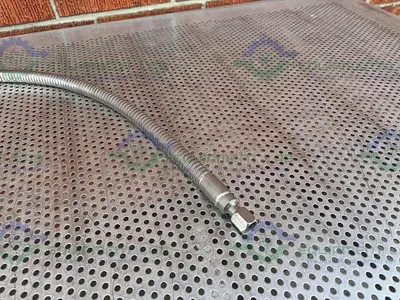 Stainless Steel Flexible Hose 48" w/ 3/4" Female to Female Fitting