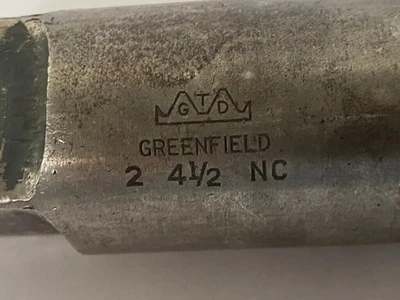 Tap GREENFIELD 2  4-1/2 NC HS MADE IN USA