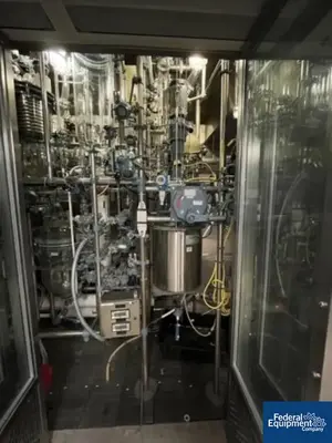 USED BUCHI 107/107 Liter Buchi Kilo Lab Reactor Train System, Glass Lined