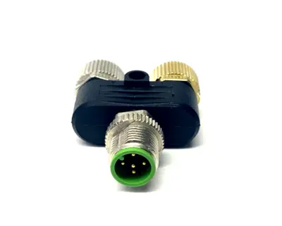 7000-42141-0000000 | Murr Elektronik  T-Coupler M12 5-Pin, Male To x2 Female - New Other