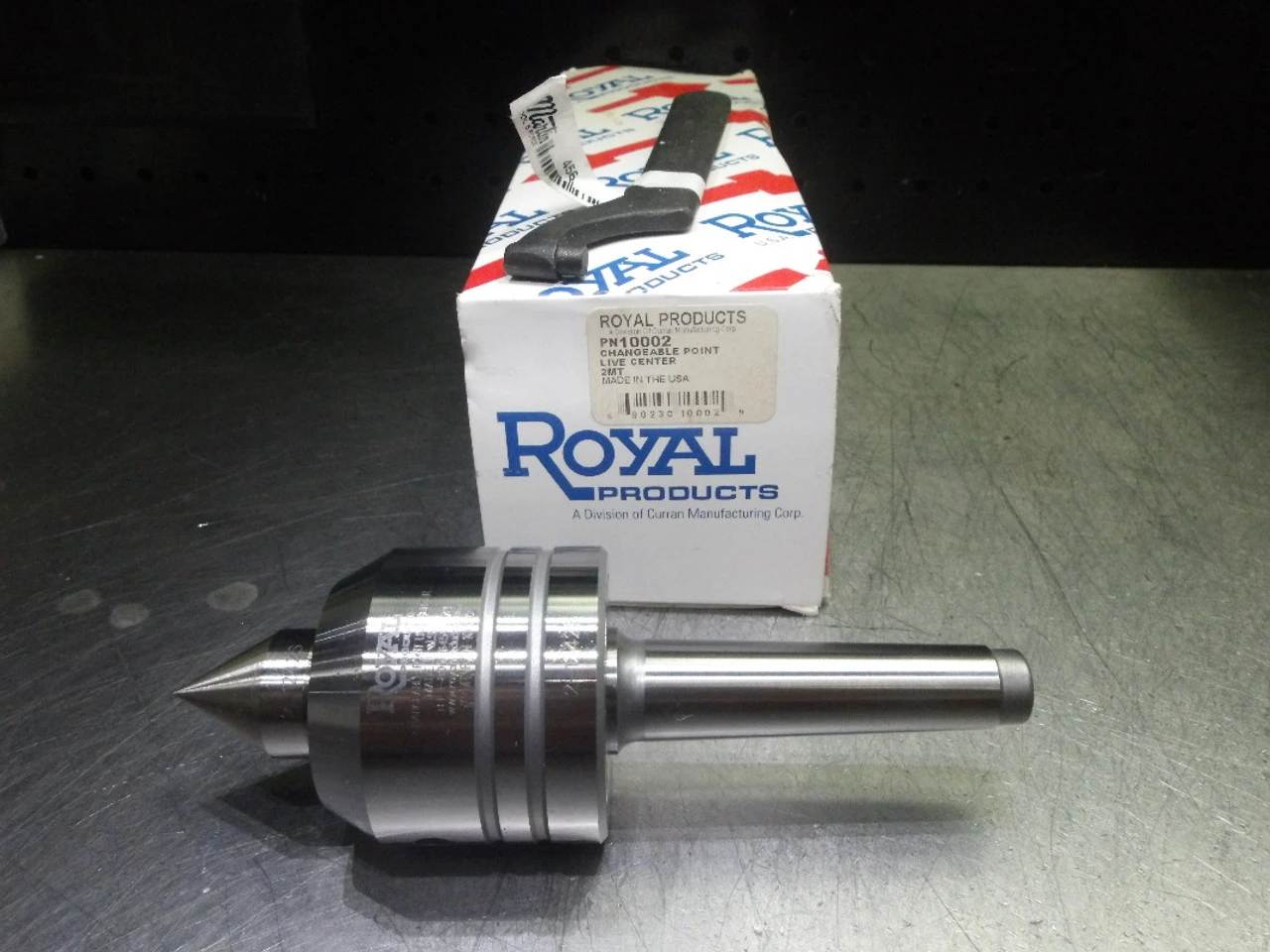 Royal .88"(2") Changeable Point Live Center Morse Taper #2 Shank 10002 (LOC2173A)