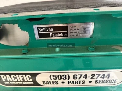 Used SULLIVAN PALATEK 50UD VFD Rotary Screw & Sliding Vane Air Compressors Illinois US | Meadoworks #1492253