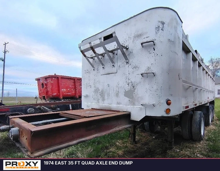 Used 1974 EAST 35 FT QUAD AXLE END DUMP Dump Trailers Ohio US | Proxy Equipment #1388856