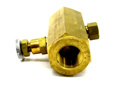 NEW PNEU-TROL F-35-B BRASS CONTROL VALVE F35B